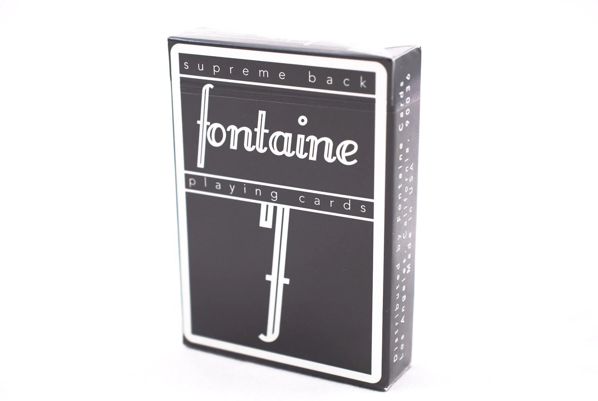 Black Fontaine Playing Cards sealed deck