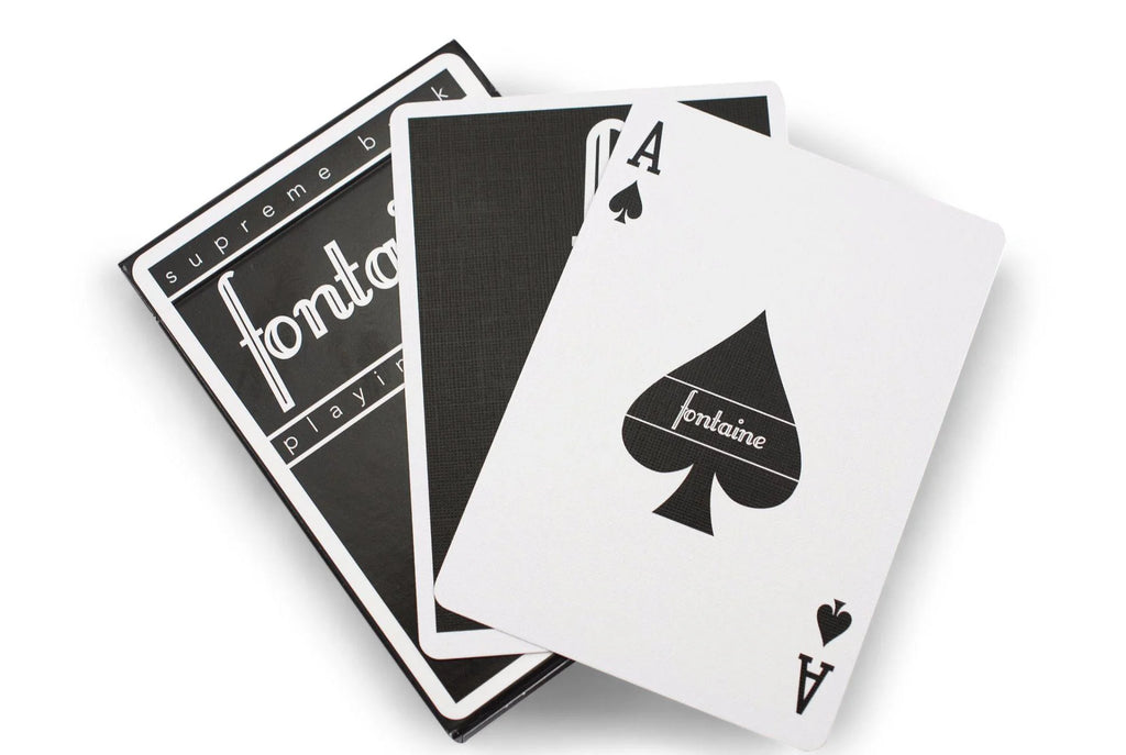 Black Fontaine Playing Cards for magic