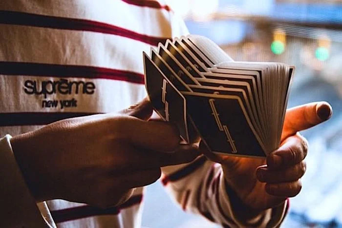 Black Fontaine Playing Cards for cardistry