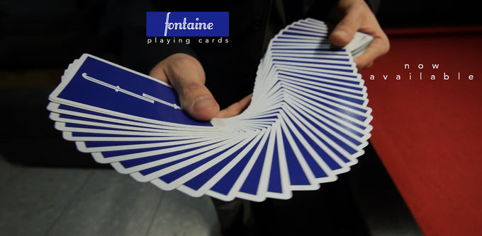 Blue Fontaine Playing Cards
