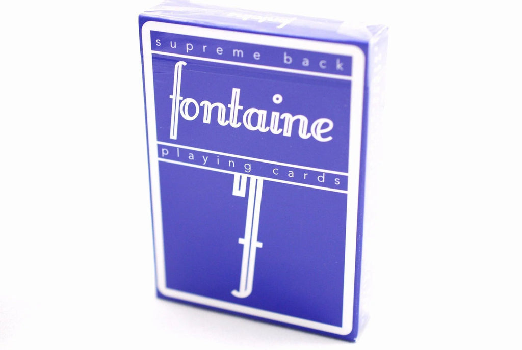 Blue Fontaine Playing Cards