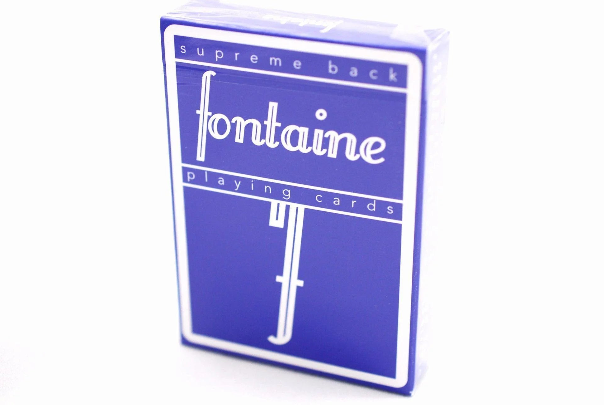 Blue Fontaine Playing Cards