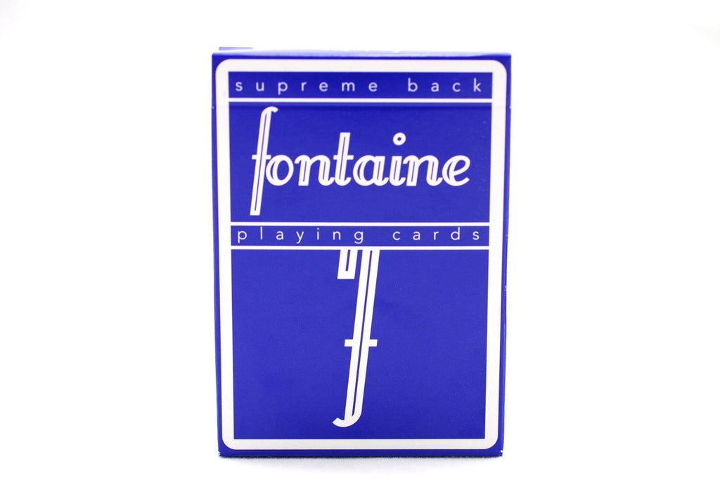 Blue Fontaine Playing Cards