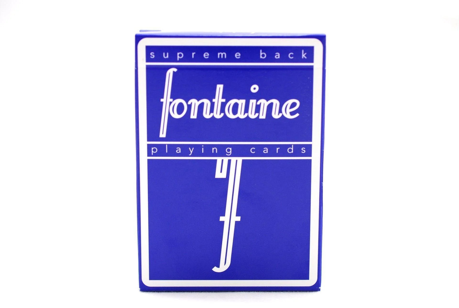 Blue Fontaine Playing Cards