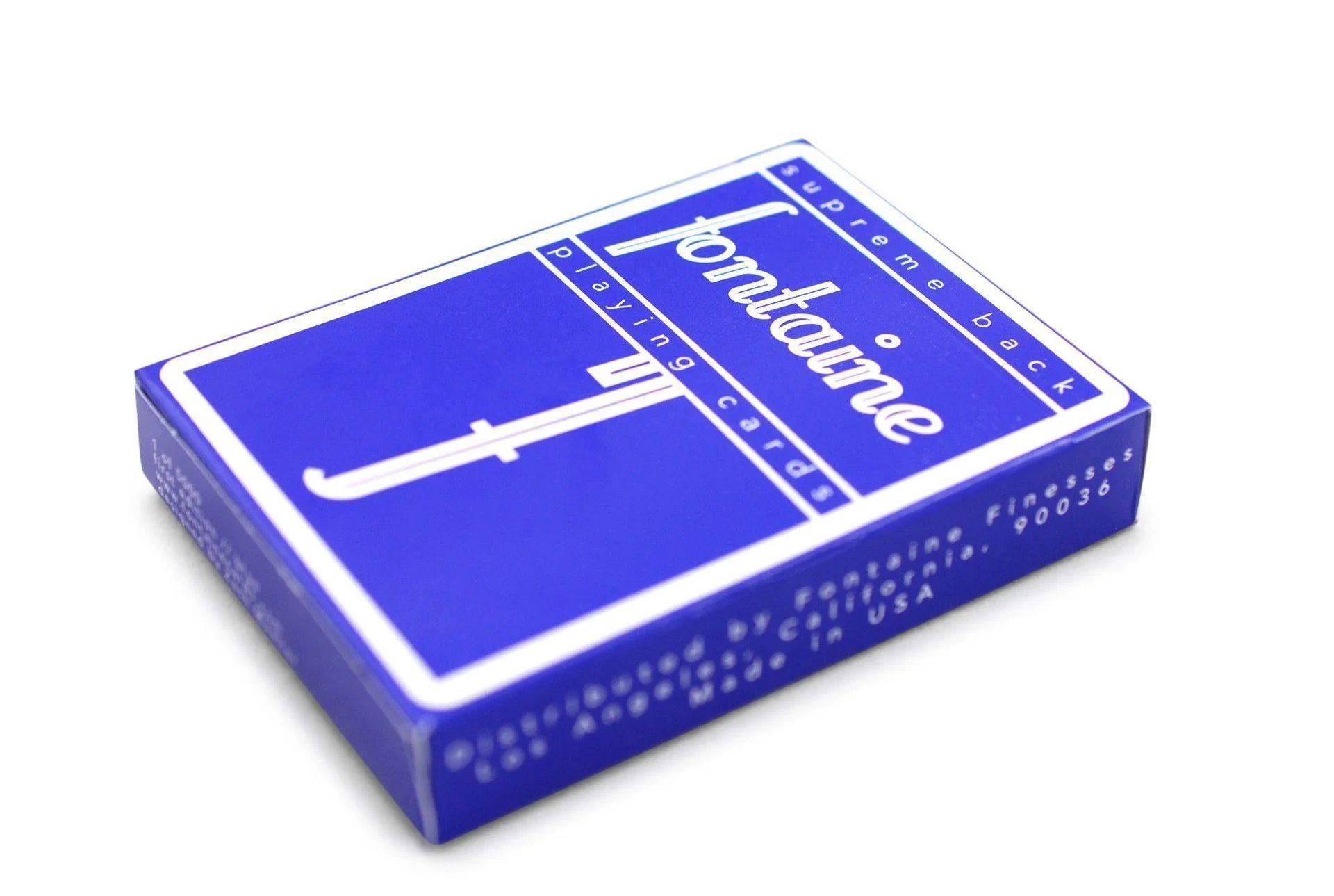 Blue Fontaine Playing Cards