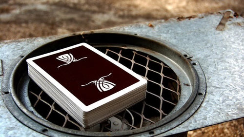 Brown Wynn Playing Cards — card back design, authentic Wynn casino deck