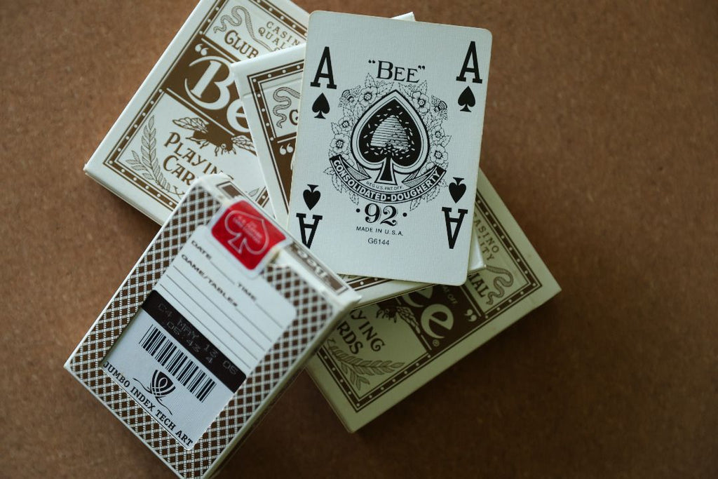 Brown Wynn Playing Cards — authentic Wynn Las Vegas casino deck, full set view