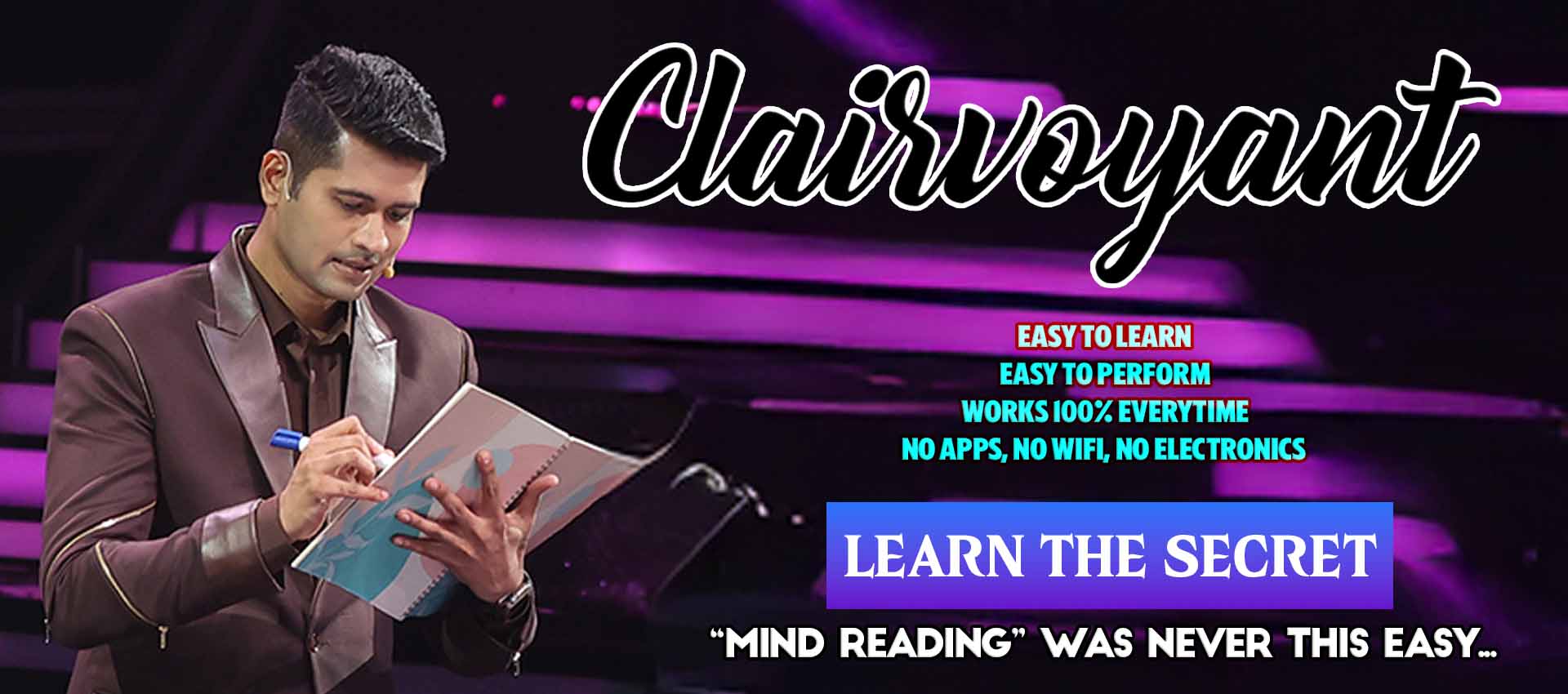 CLAIRVOYANT by Vivek Singhi | Mind Reading Magic Trick as seen on India's Got Talent
