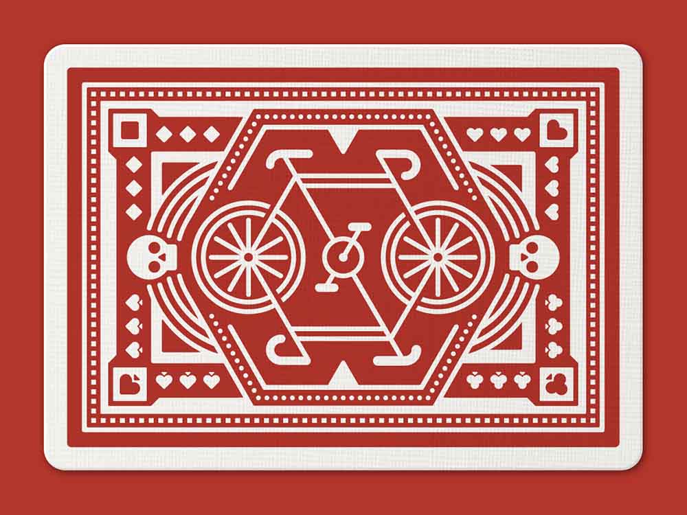 DKNG Red Wheel Playing Cards