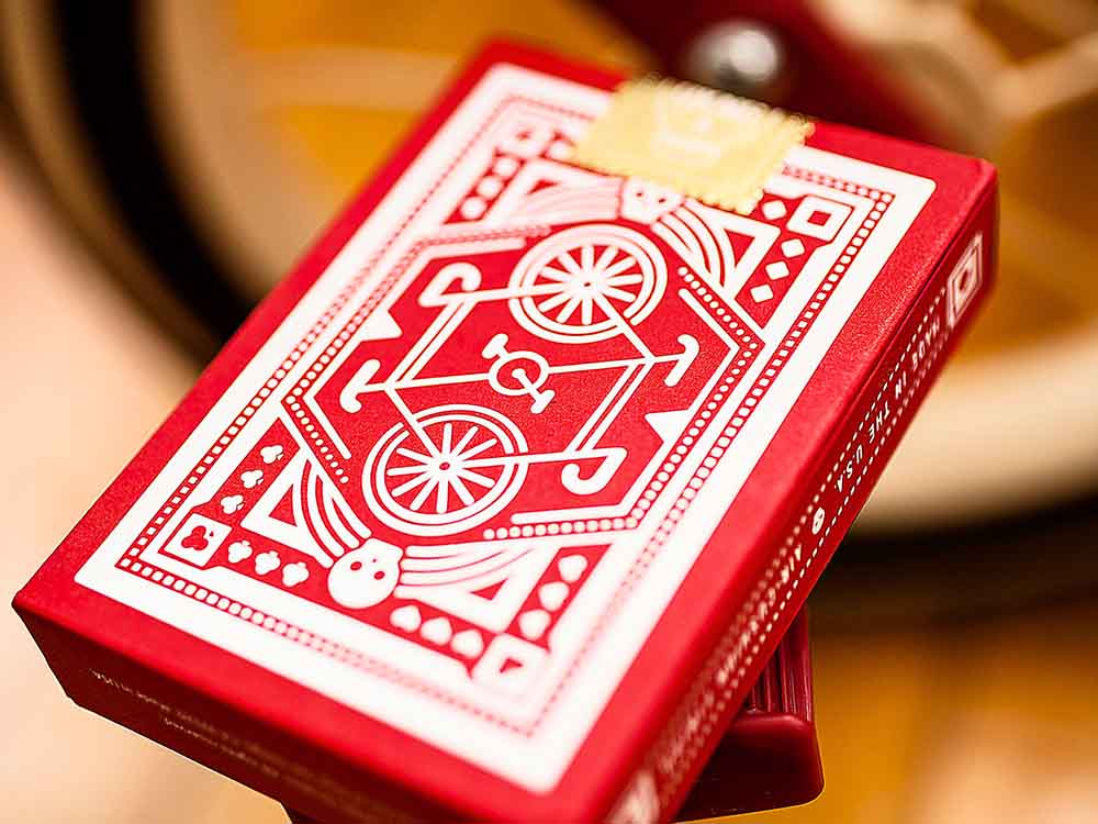 DKNG Red Wheel Playing Cards