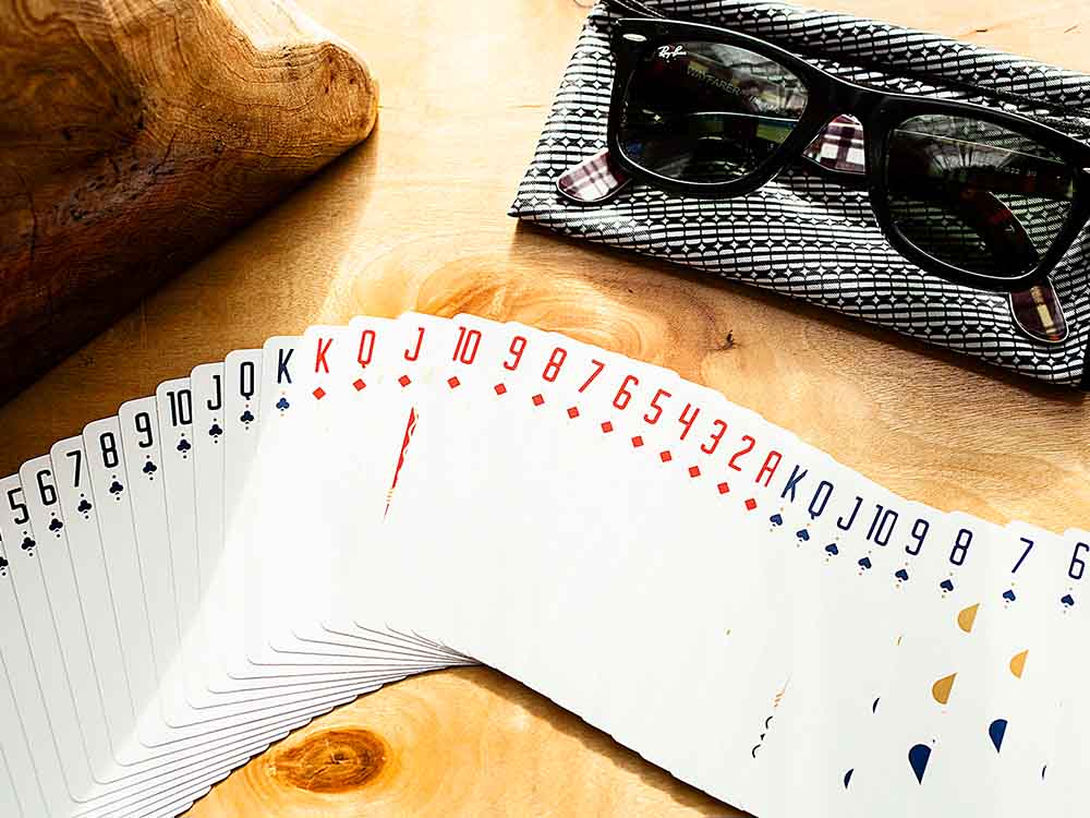 DKNG Red Wheel Playing Cards