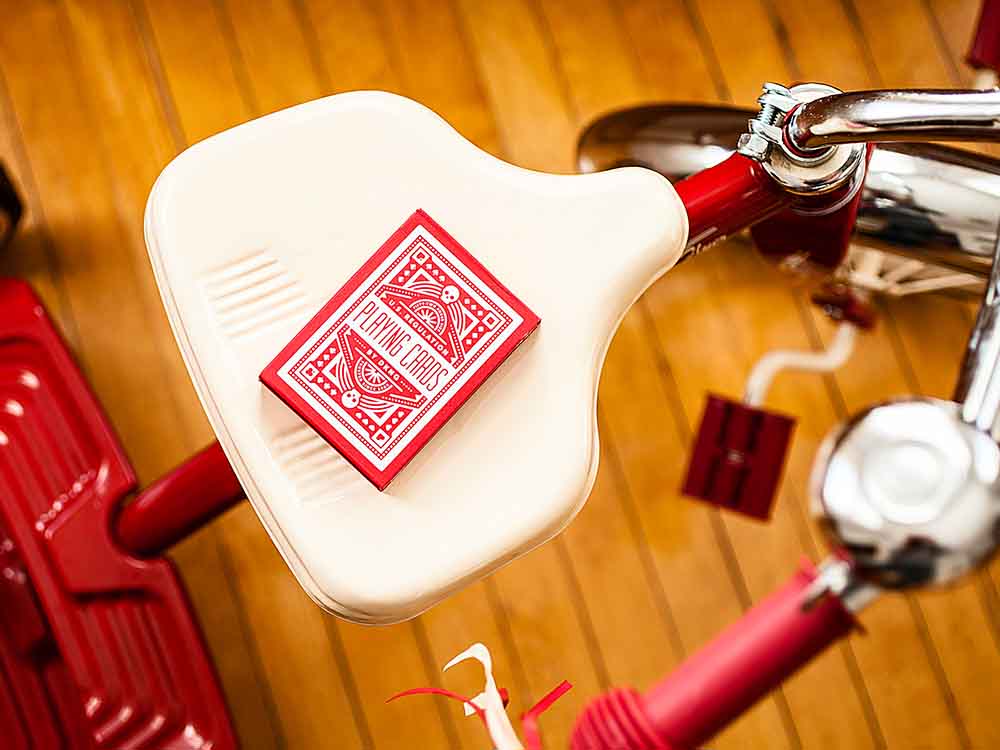 DKNG Red Wheel Playing Cards