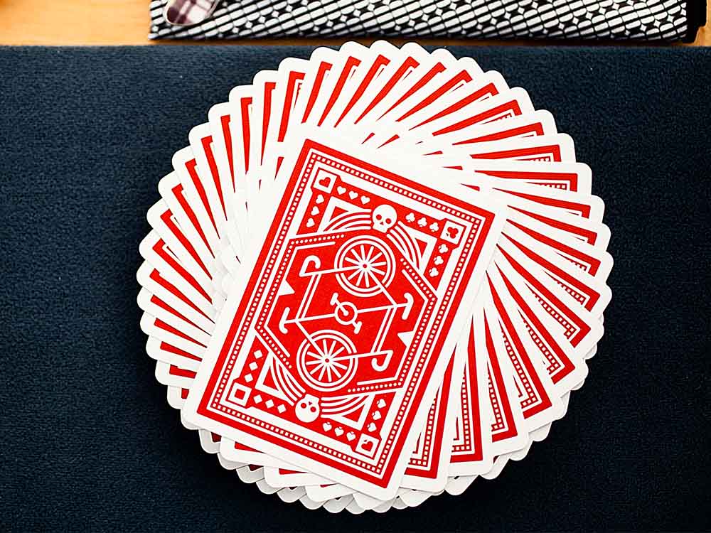 DKNG Red Wheel Playing Cards