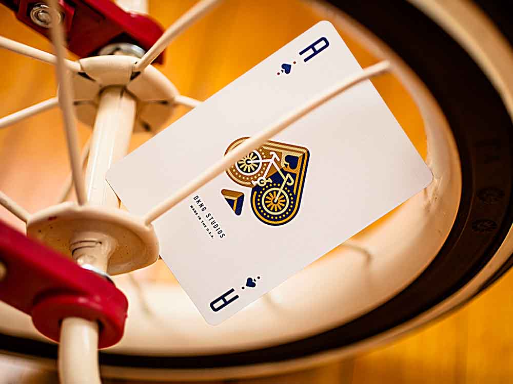 DKNG Red Wheel Playing Cards
