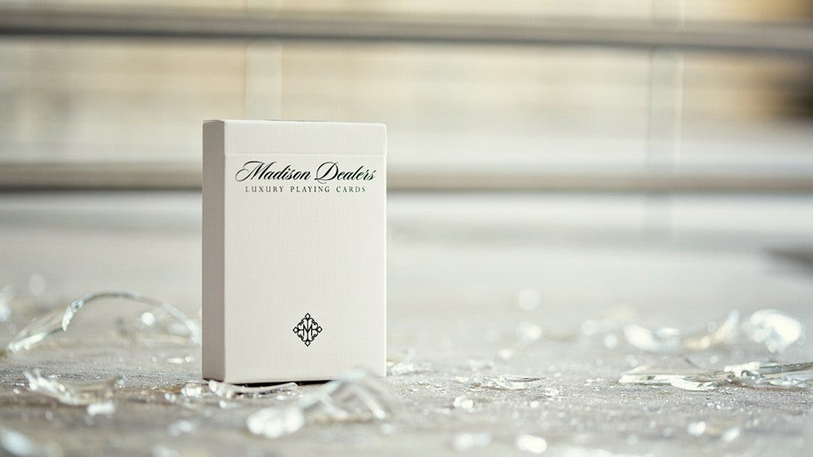 Dealers Playing Cards Erdnase Green by Daniel Madison — tuck box front view