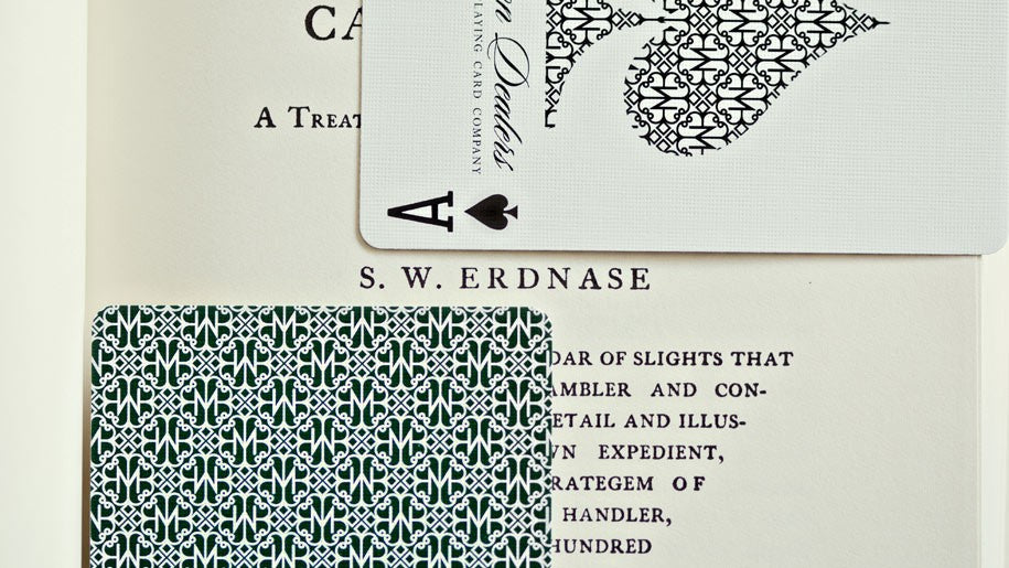 Dealers Playing Cards Erdnase Green — premium green playing cards for cardists and collectors