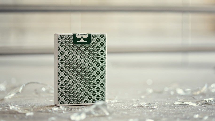Dealers Playing Cards Erdnase Green by Daniel Madison — tuck box back