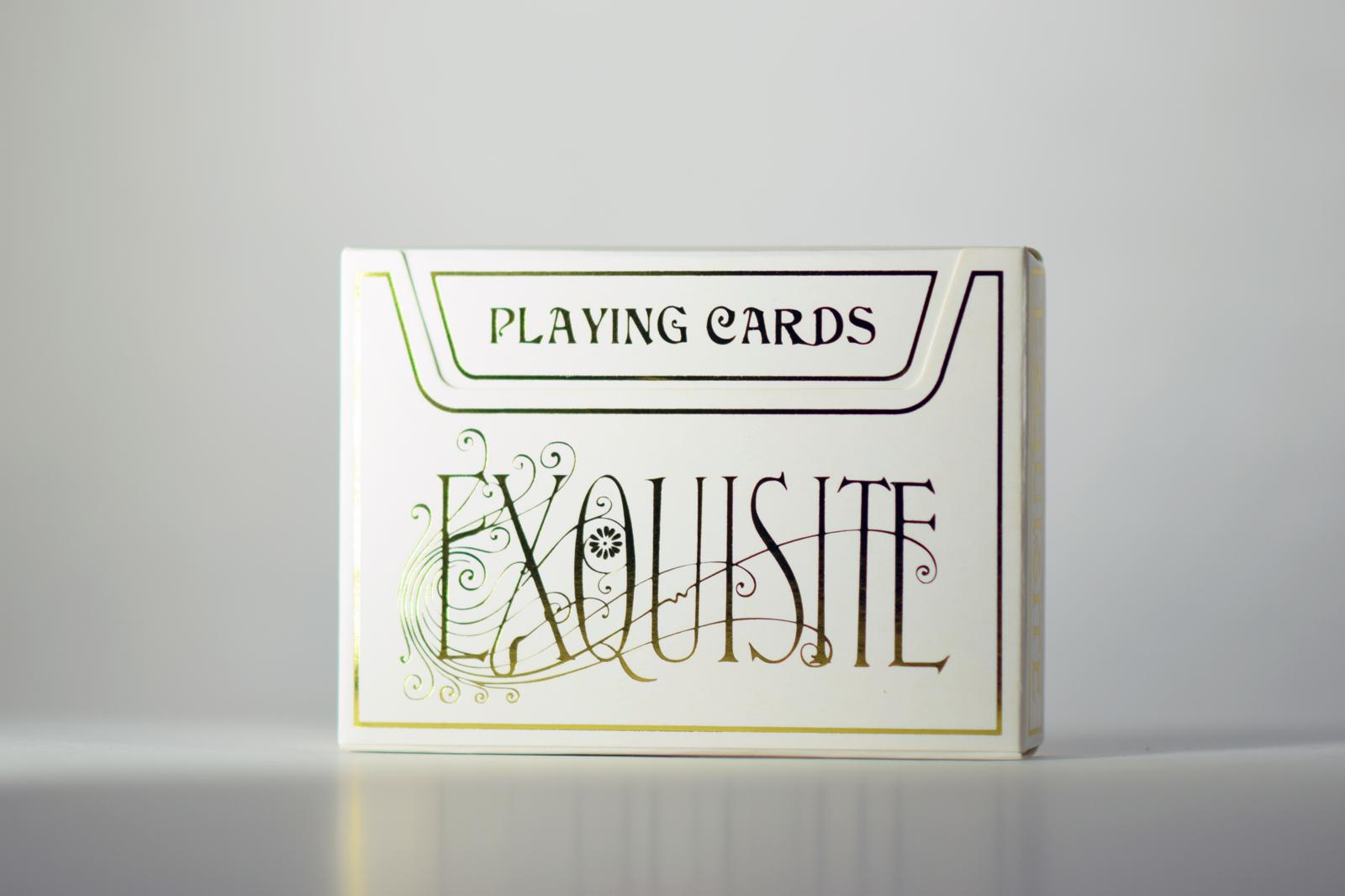 Exquisite Bold Playing Cards Tuck Box Front View