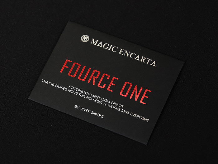 Fource One Prediction Mentalism Effect for Stage and Closeup