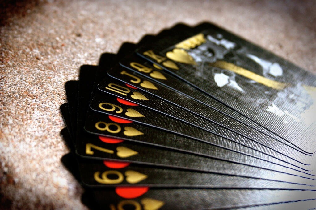 Gold Arcane Playing Cards by Ellusionist | Limited Edition Luxury Deck