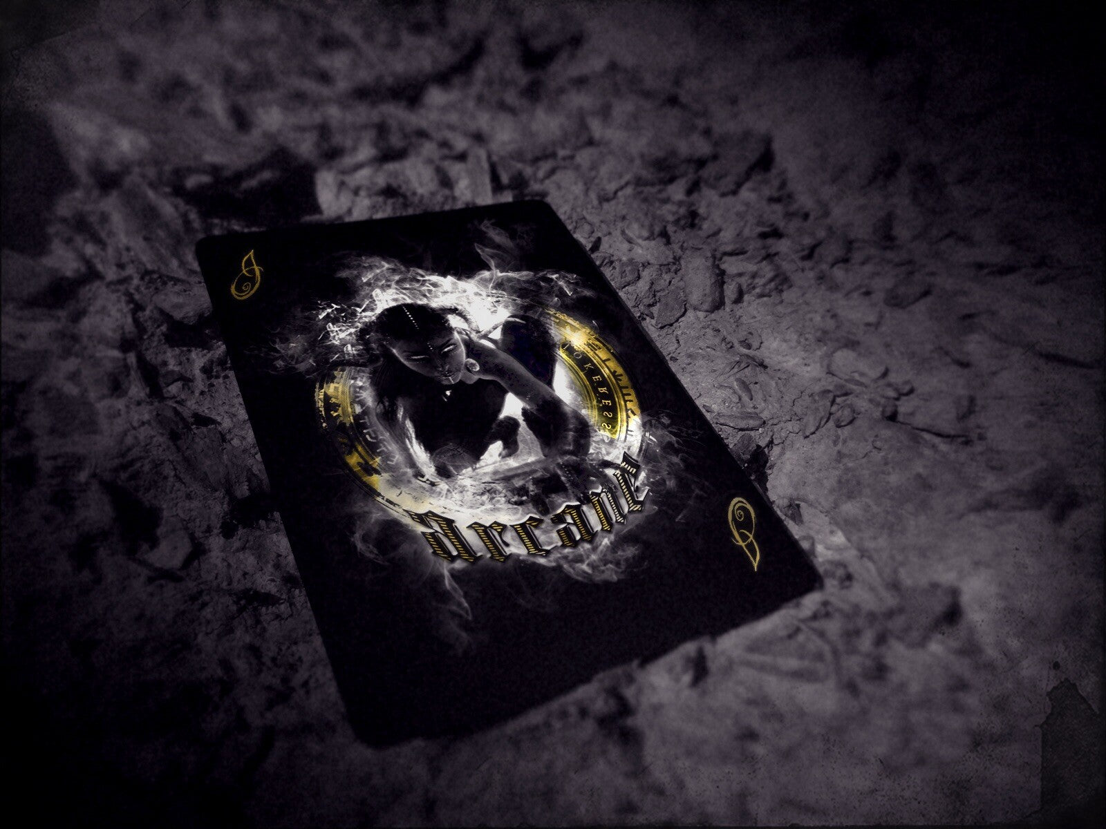 Gold Arcane Playing Cards by Ellusionist | Limited Edition Luxury Deck