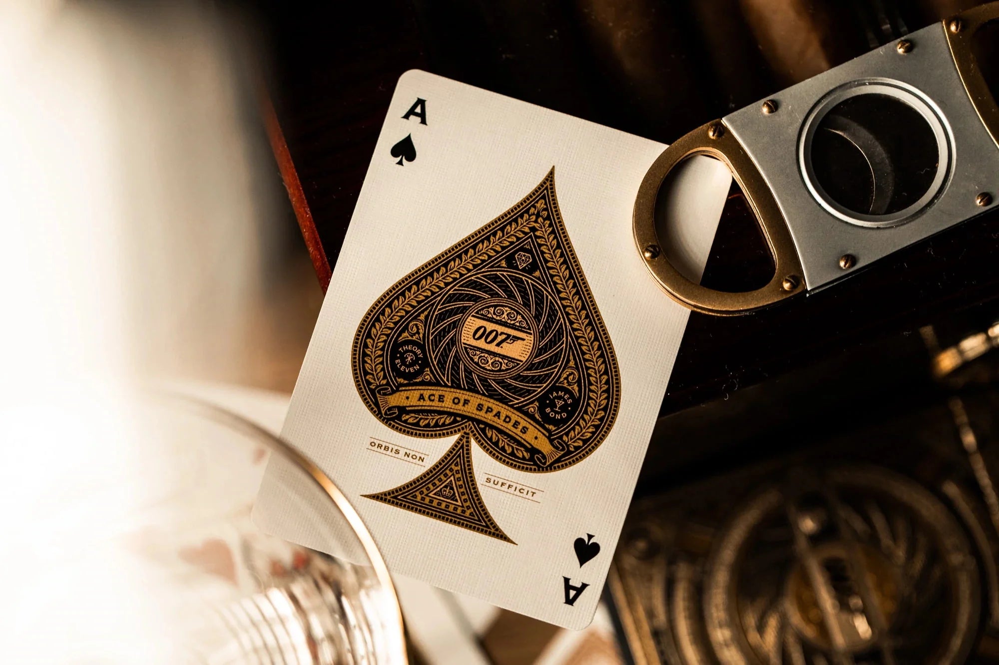 James Bond 007 Playing Cards by Theory11 — Ace of Spades detail