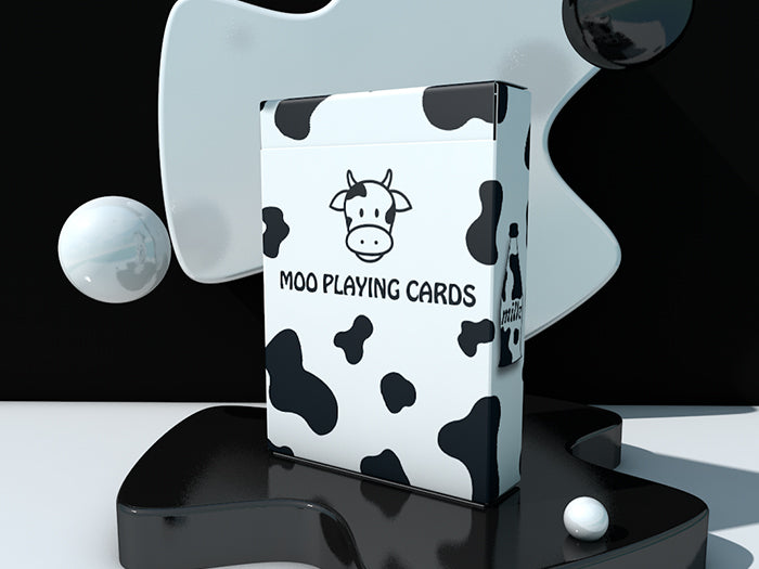 Moo Playing Cards by Magic Encarta | Funny Cow Themed Deck for Rummy, Teen Patti & Game Night