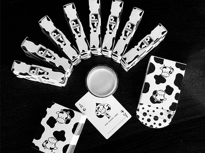 Moo Playing Cards by Magic Encarta | Funny Cow Themed Deck for Rummy, Teen Patti & Game Night