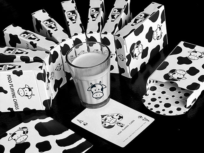 Moo Playing Cards by Magic Encarta | Funny Cow Themed Deck for Rummy, Teen Patti & Game Night