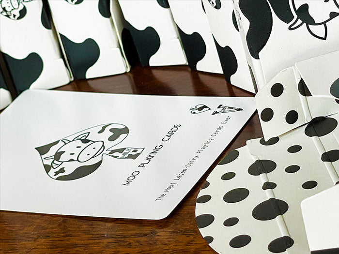 Moo Playing Cards by Magic Encarta | Funny Cow Themed Deck for Rummy, Teen Patti & Game Night