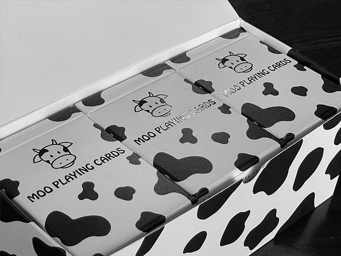 Moo Playing Cards by Magic Encarta | Funny Cow Themed Deck for Rummy, Teen Patti & Game Night