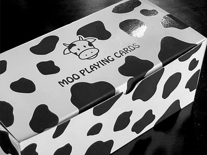 Moo Playing Cards by Magic Encarta | Funny Cow Themed Deck for Rummy, Teen Patti & Game Night