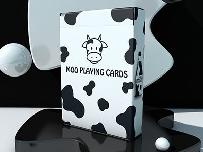Moo Playing Cards by Magic Encarta | Funny Cow Themed Deck for Rummy, Teen Patti & Game Night