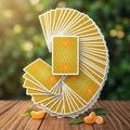 Moranges Second Edition Playing Cards by Magic Encarta — 360 degree card fan spread