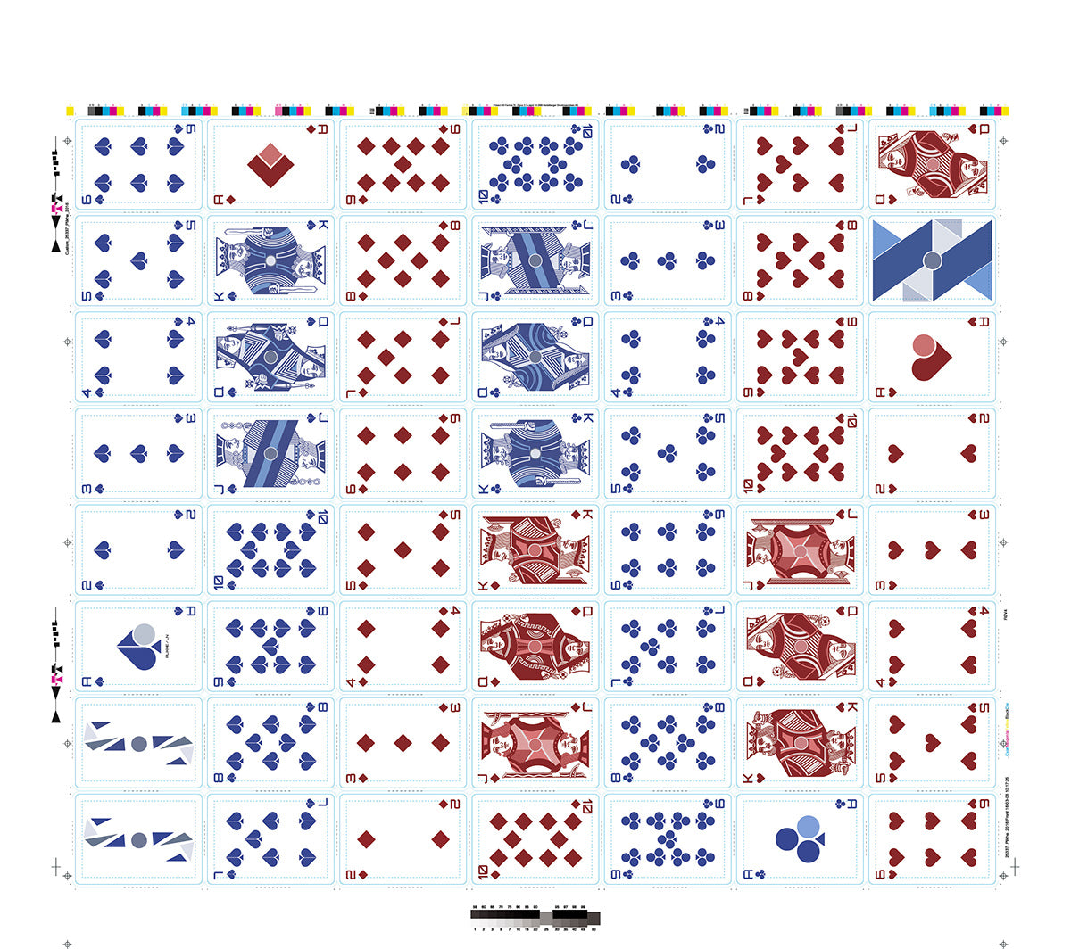 PLIKHE V2 Playing cards Uncut Sheet Full Design