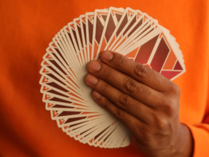 Pastel Playing Cards – Orange