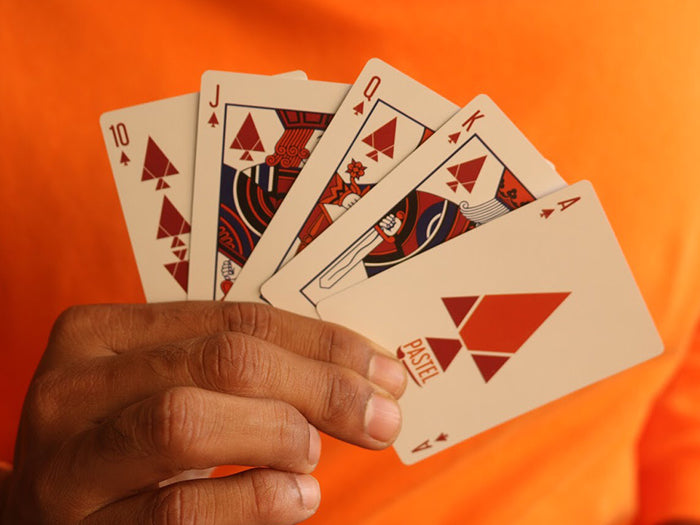 Pastel Playing Cards – Orange