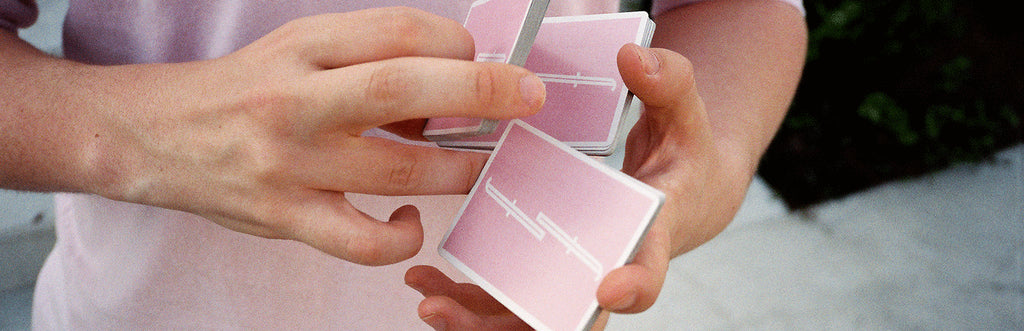 Pink Fontaine Playing Cards