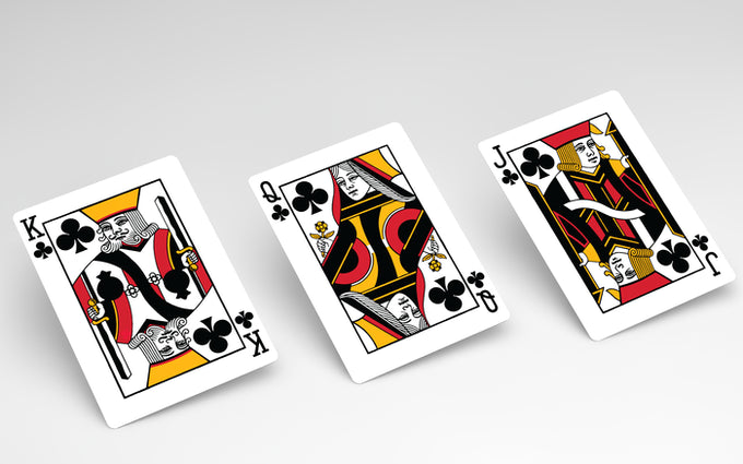 Red Saturn Playing Cards
