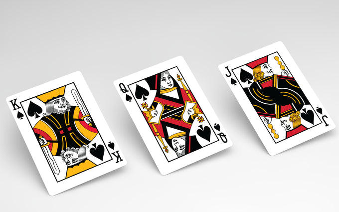 Red Saturn Playing Cards