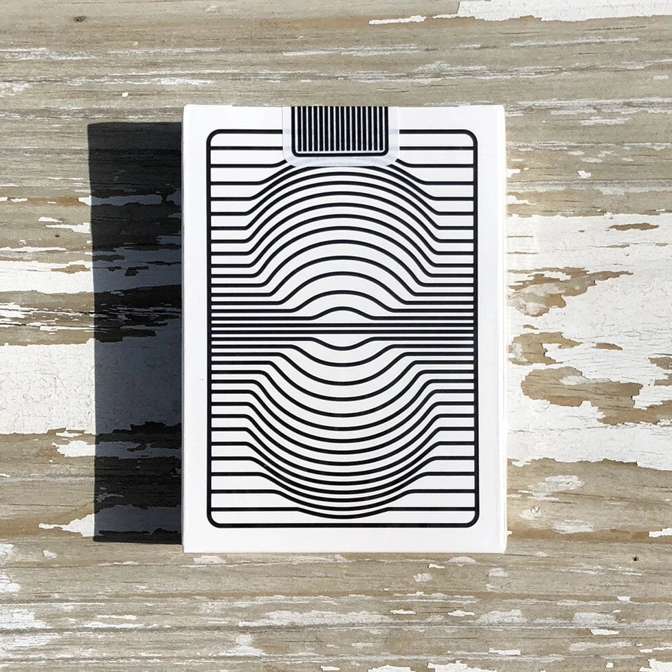 Stripe Playing Cards tuck case close-up