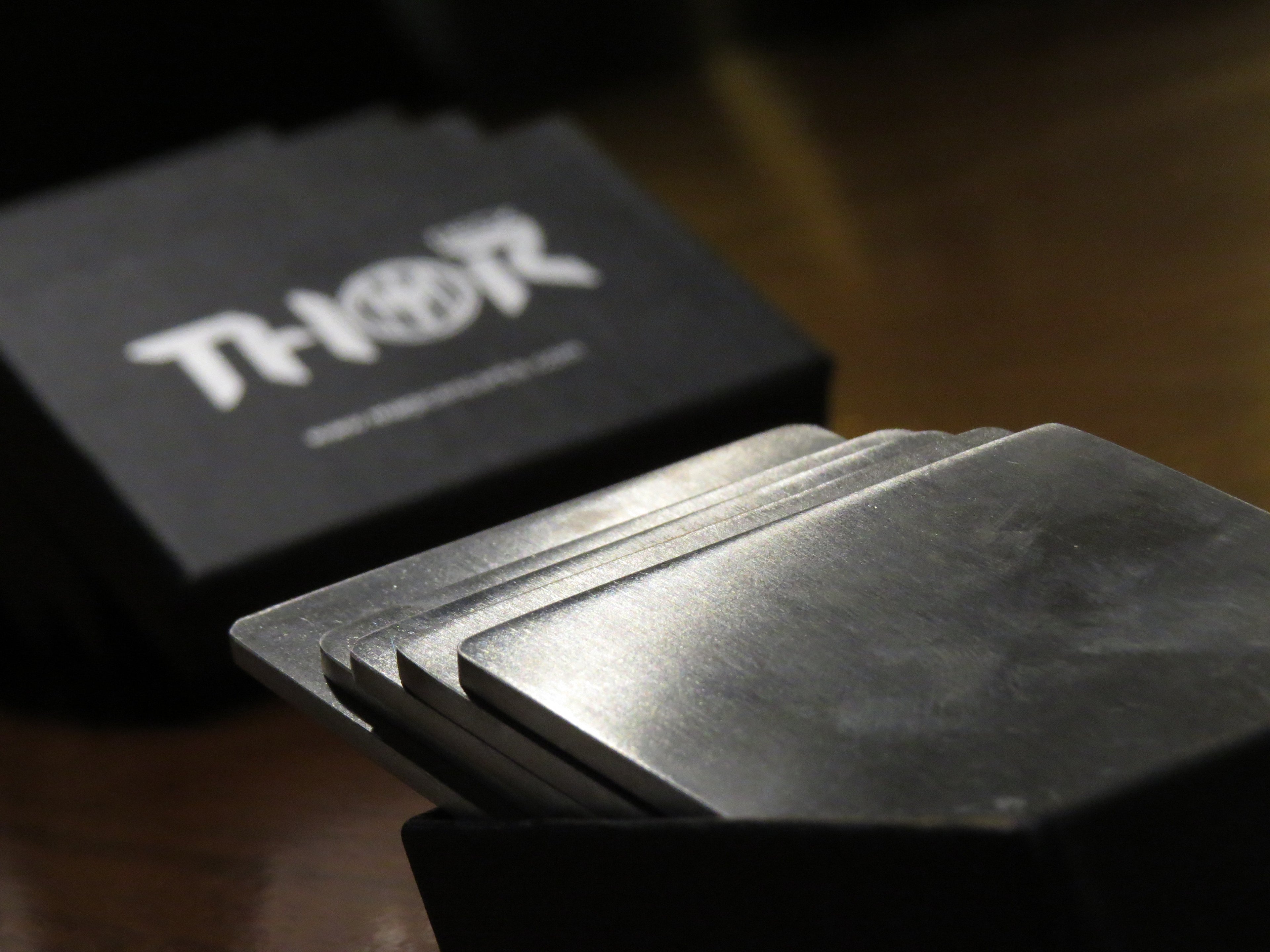 THOR Deck Solid Steel Training Playing Cards deck box