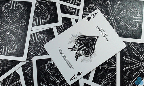 Bicycle Centurions Playing Cards by Theory11 — Ace of Spades detail