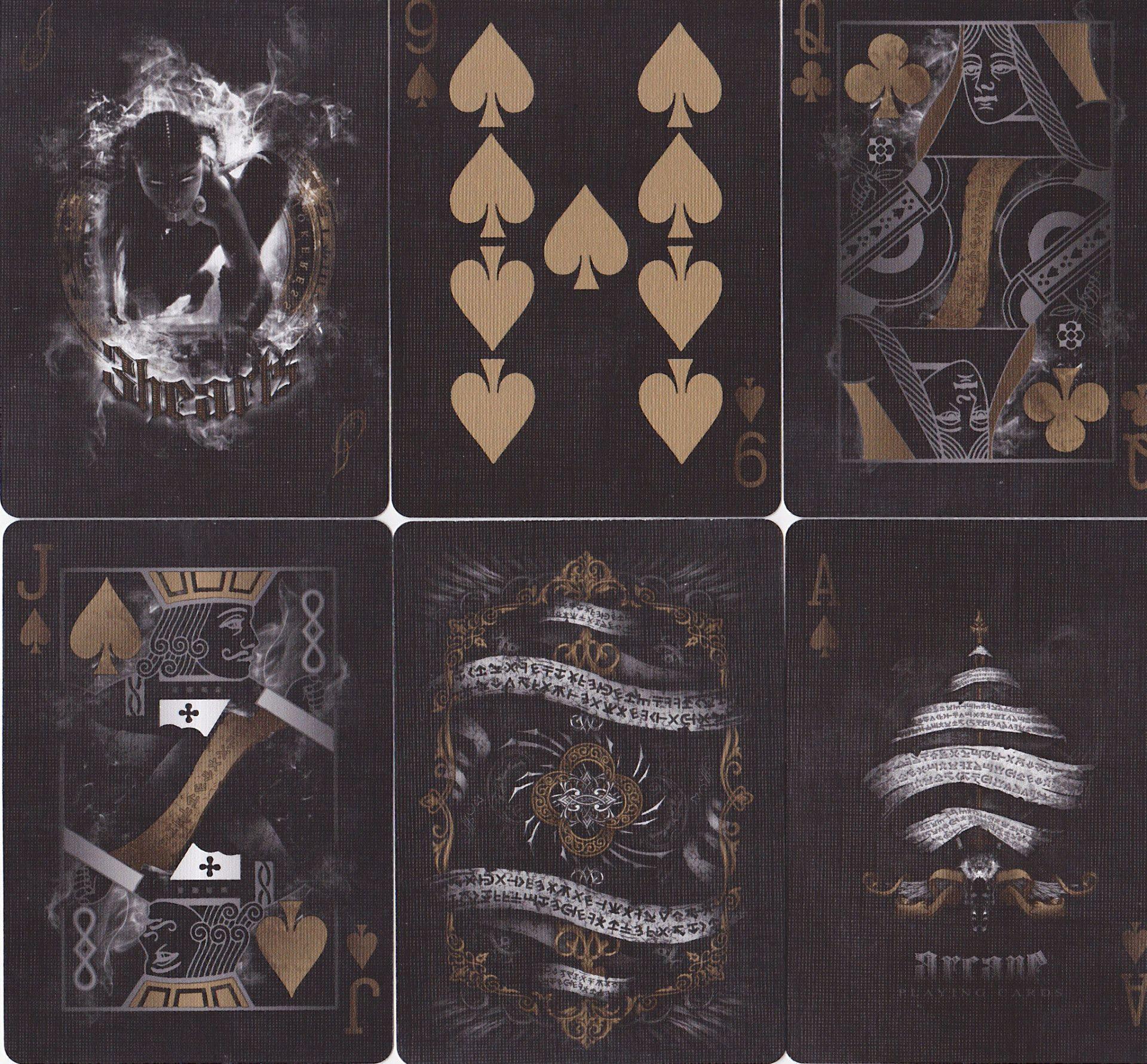 Gold Arcane Playing Cards by Ellusionist | Limited Edition Luxury Deck