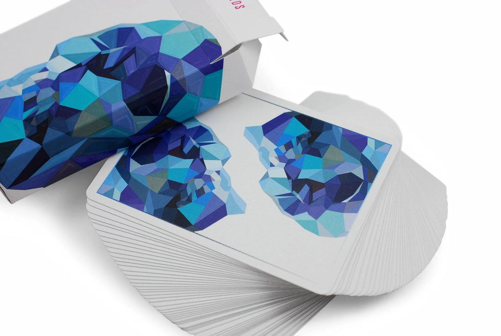 Memento Mori Blue Edition Playing Cards by Murphy's Magic