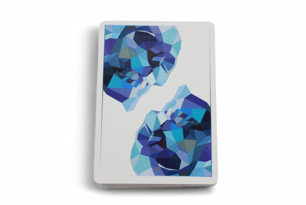 Memento Mori Blue Edition Playing Cards by Murphy's Magic
