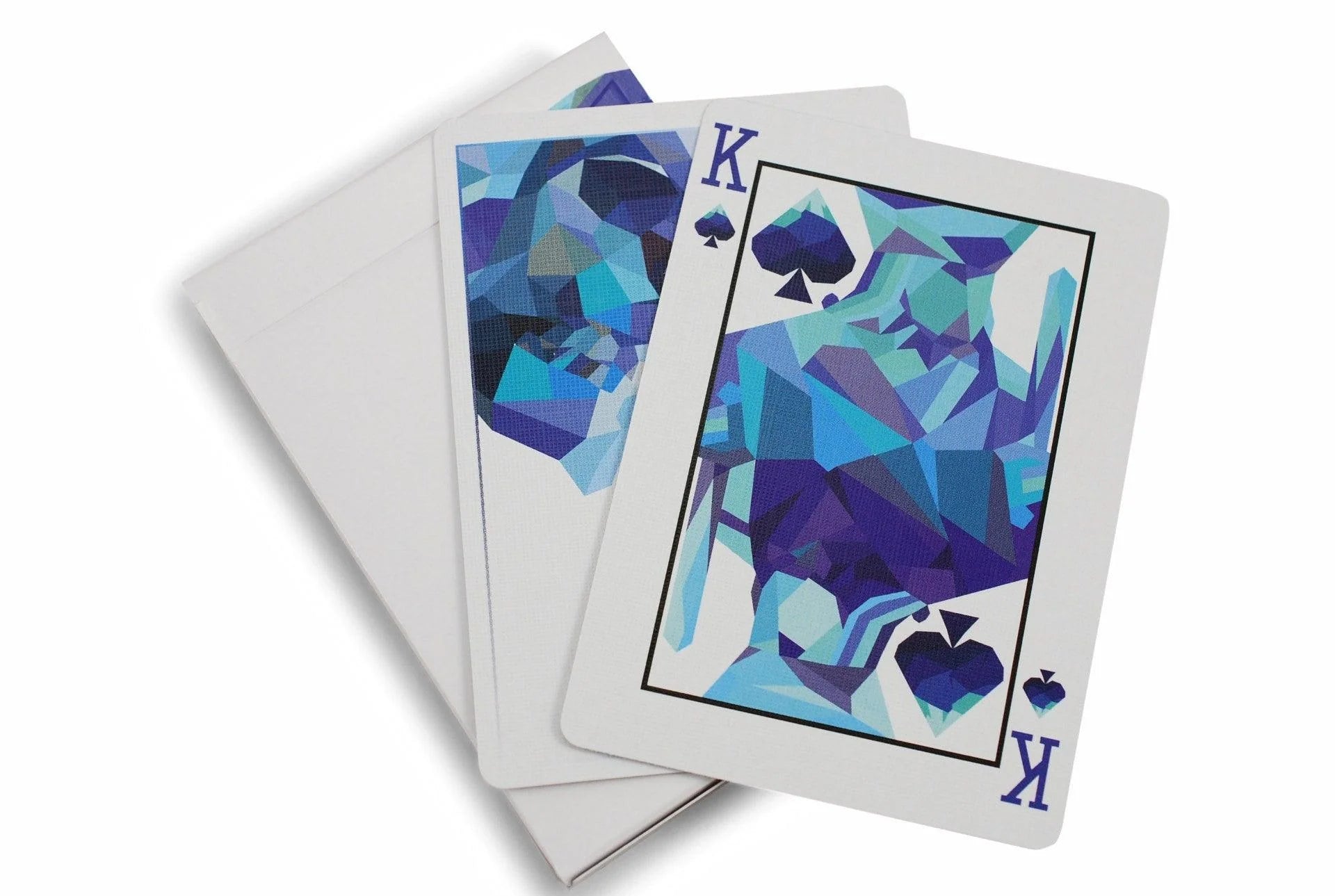 Memento Mori Blue Edition Playing Cards by Murphy's Magic