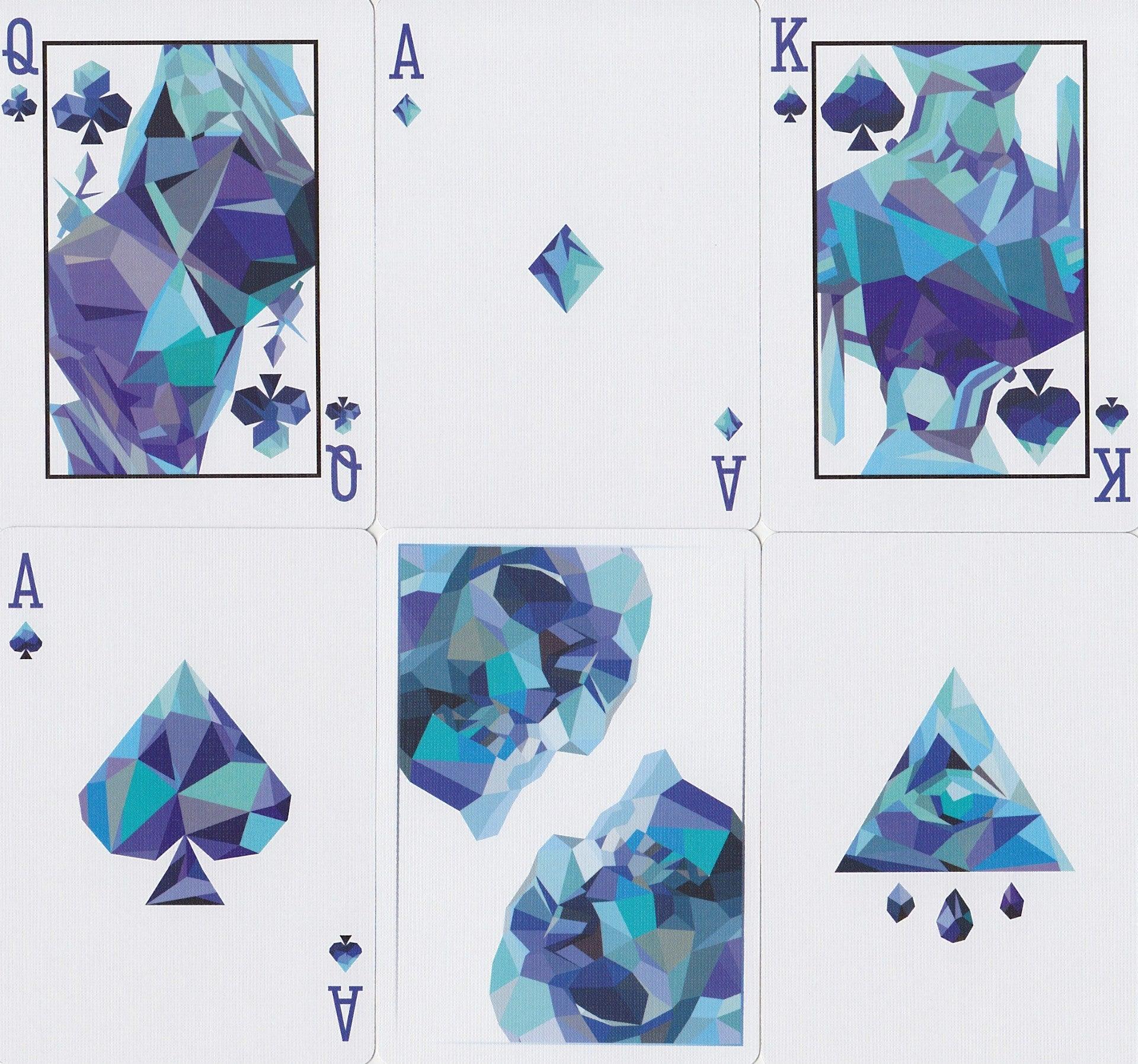 Memento Mori Blue Edition Playing Cards by Murphy's Magic