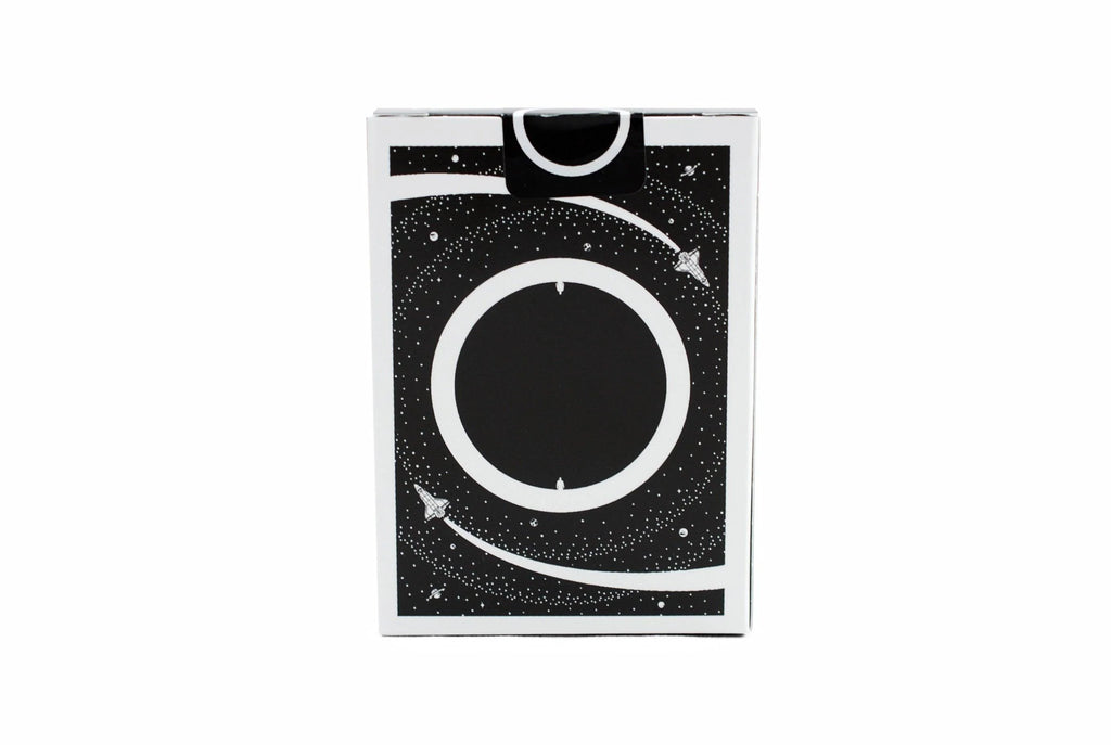 Orbit V4 Playing Cards by Orbit Brown — tuck box back view