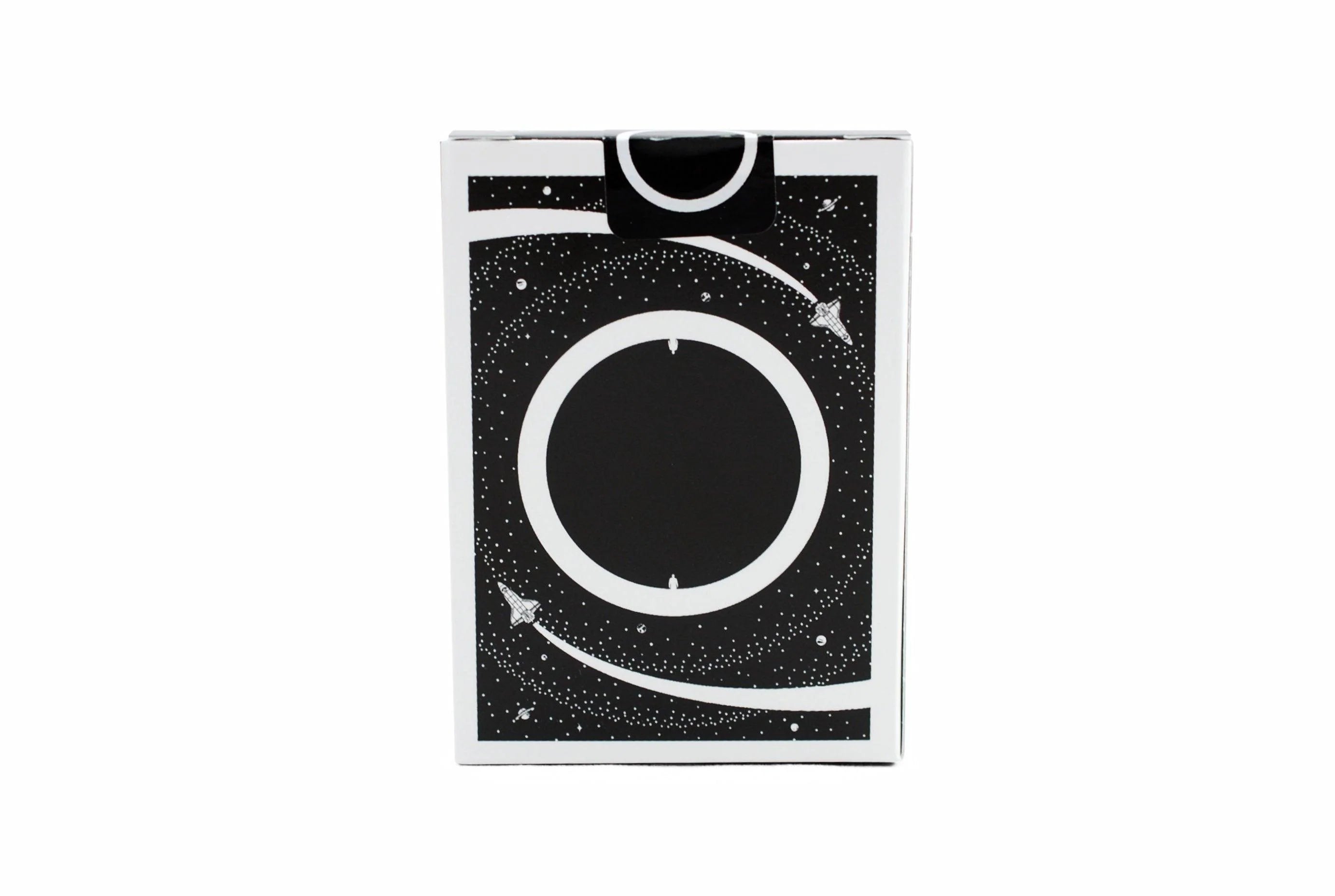 Orbit V4 Playing Cards by Orbit Brown — tuck box back view